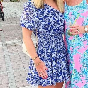 Impeccable Pig Blue Flower Dress